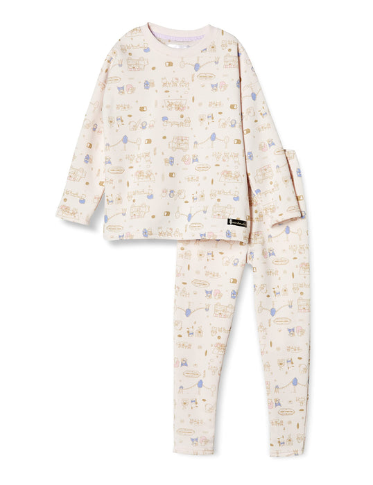 Sanrio Shaggy Long Sleeve Pajama Set for Girls - Cozy Roomwear T-Suit- Japan Figure Store - #1 Bring To You The Best Japanese Goods