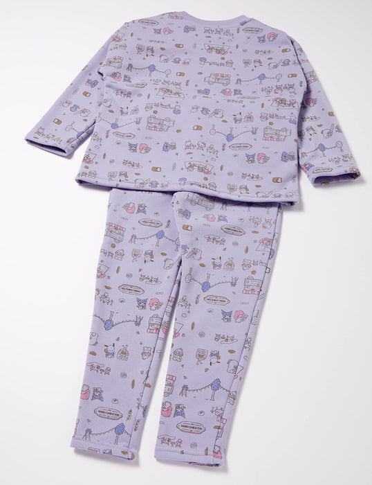 Sanrio Shaggy Long Sleeve Pajama Set for Girls - Comfortable T-Suit Roomwear- Japan Figure Store - #1 Bring To You The Best Japanese Goods