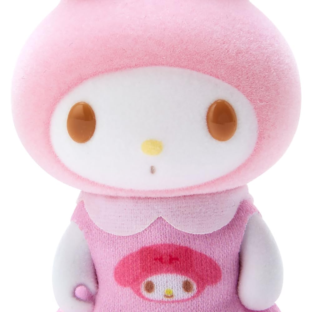 Sanrio My Melody Mini Flocky Dress-Up Doll Pitatto Friends Series 6.8x3.6x3cm 604208- Japan Figure Store - #1 Bring To You The Best Japanese Goods