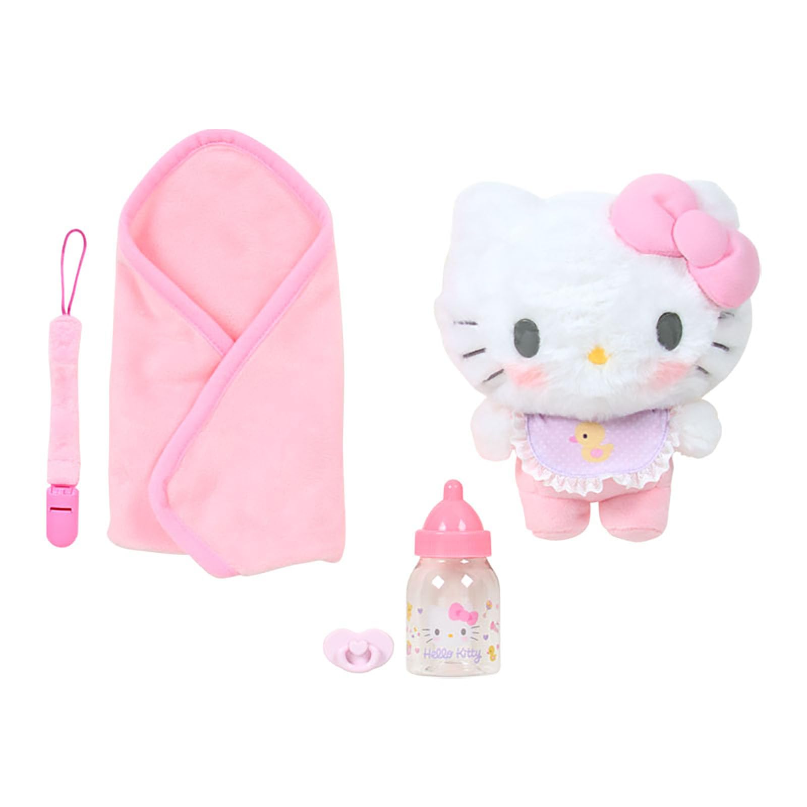 Sanrio Hello Kitty Baby Plush Care Set for Ages 3 and Up 199222