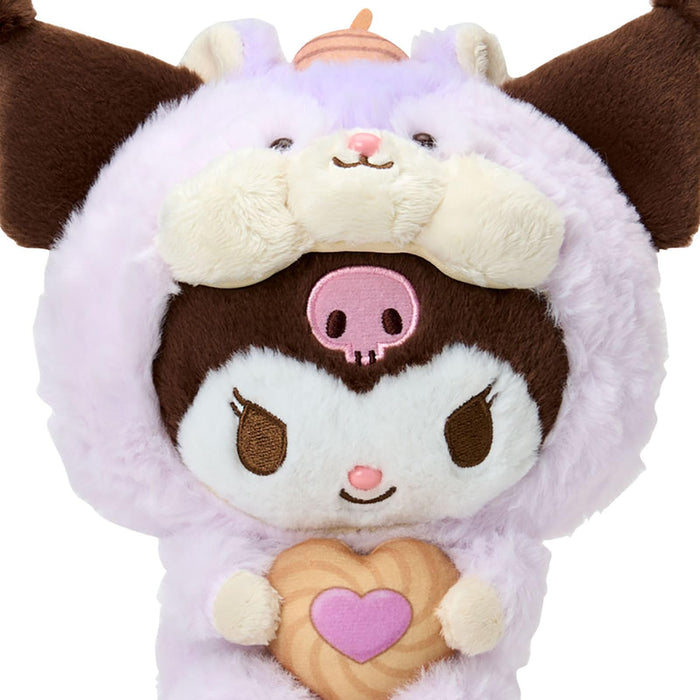 Sanrio Kuromi, peluche moelleuse en forme d'écureuil, pour enfants de 3 ans et plus - Modèle 651109