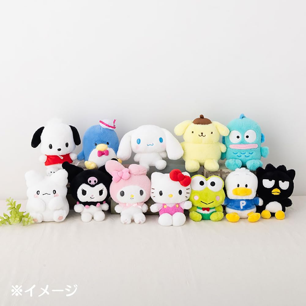 Sanrio Kerokerokeroppi Keroppi Plush Toy 13x12x8 cm Character 618063- Japan Figure Store - #1 Bring To You The Best Japanese Goods