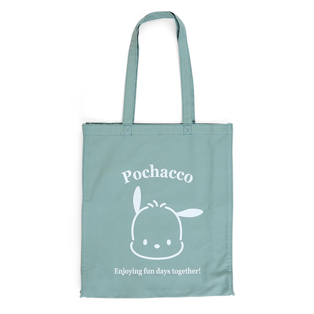 Sanrio Pochacco Cotton Tote Bag 40x36x10cm Perfect Handbag with Cute Character- Japan Figure Store - #1 Bring To You The Best Japanese Goods