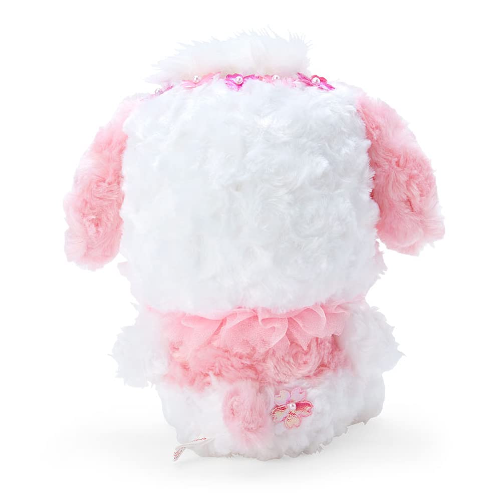 Sanrio Pochacco Sakura Plush Toy - Soft and Cuddly Collectible 780618- Japan Figure Store - #1 Bring To You The Best Japanese Goods