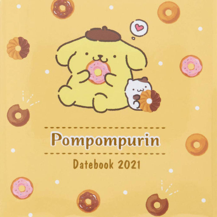 Sanrio Pompompurin B6 Date Book 2021 - Adorable Planner for All Ages- Japan Figure Store - #1 Bring To You The Best Japanese Goods