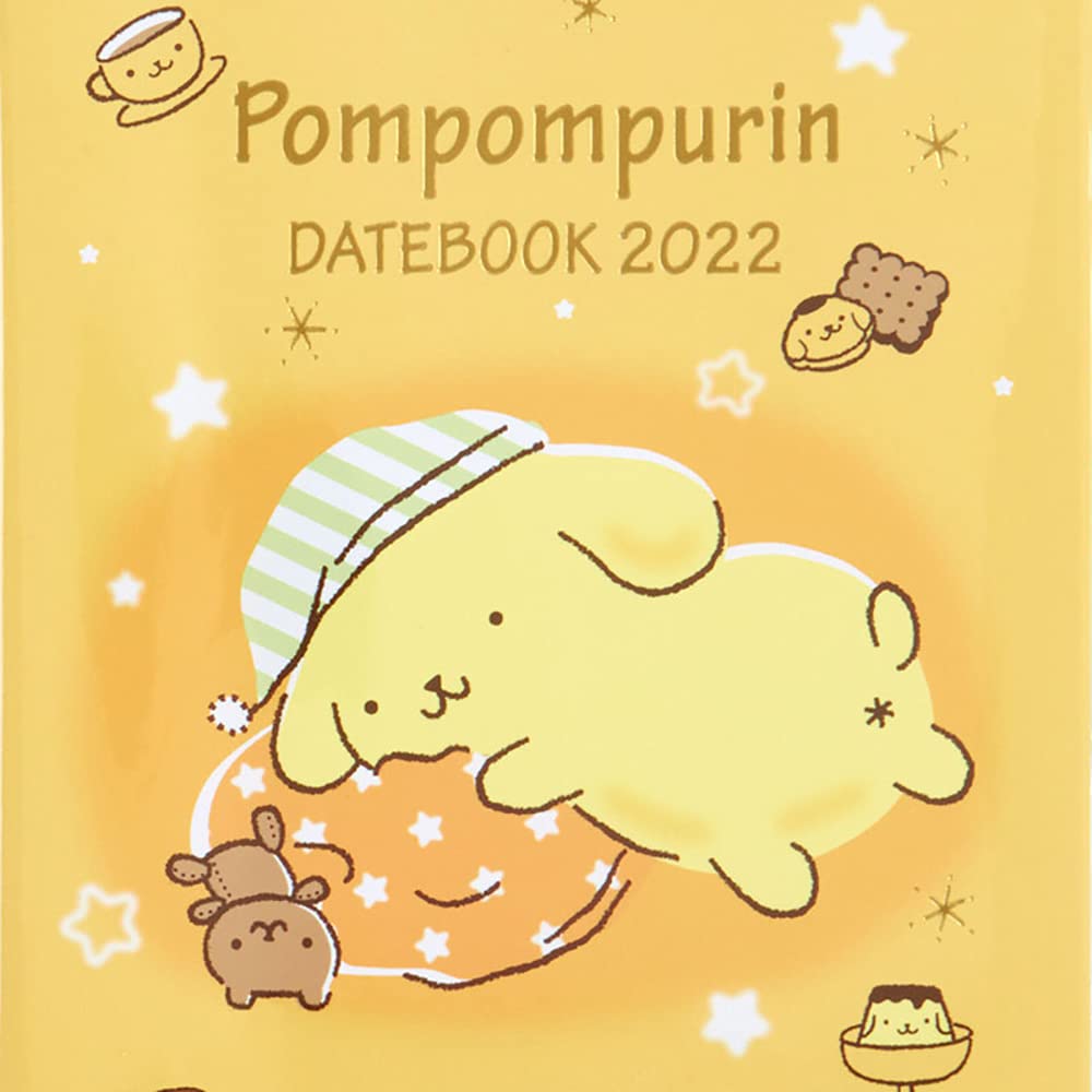 Sanrio Pompompurin B6 Date Book 2022 Planner 749699- Japan Figure Store - #1 Bring To You The Best Japanese Goods