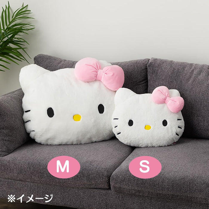 Sanrio Pompompurin Face-Shaped Cushion Small Plush Pillow- Japan Figure Store - #1 Bring To You The Best Japanese Goods