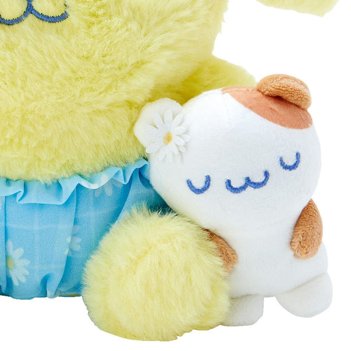 Sanrio Pompompurin Daisy Plush Toy - Cuddly and Cute Plushie Collectible- Japan Figure Store - #1 Bring To You The Best Japanese Goods
