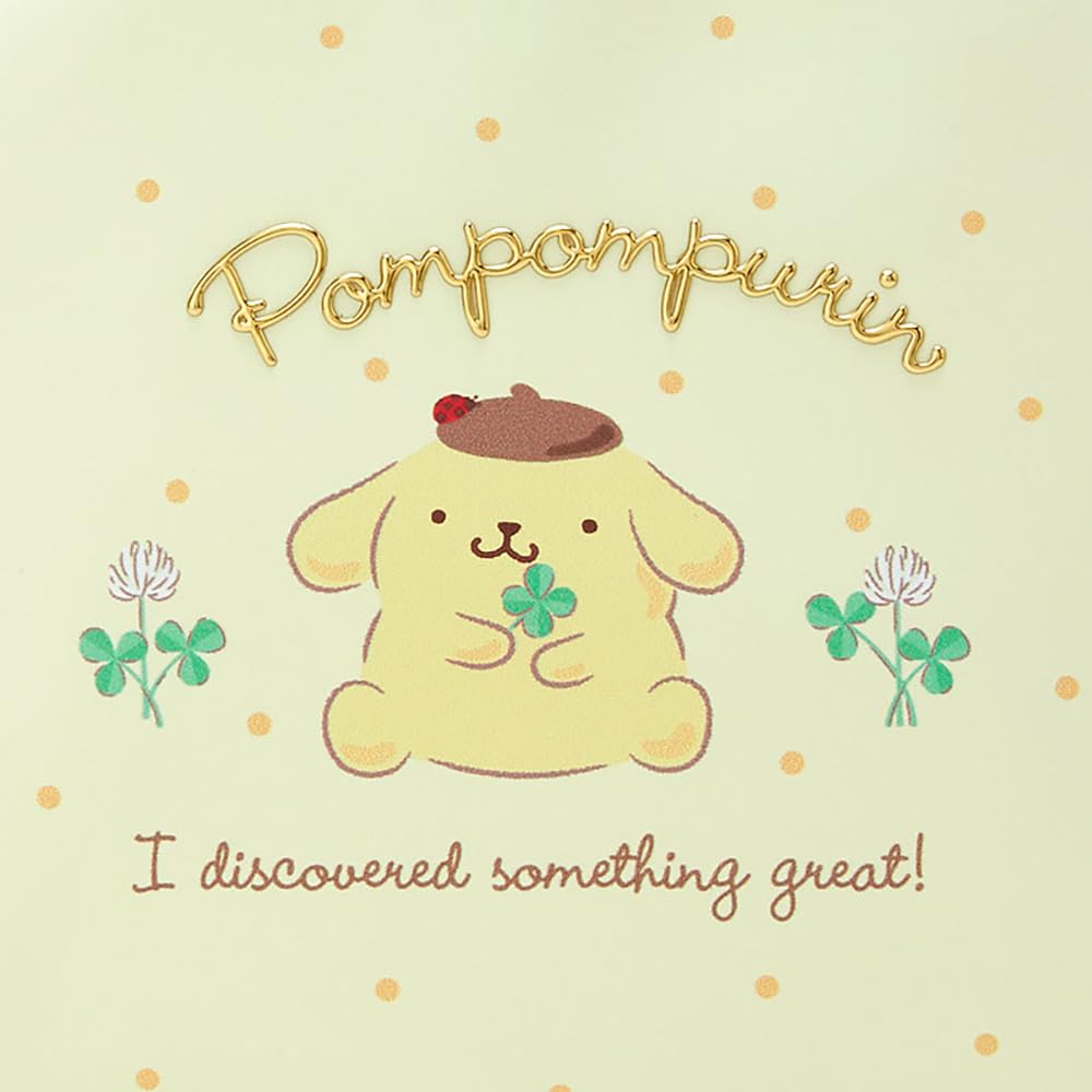 Sanrio Pompompurin Pouch 13x17x6cm - New Lifestyle Character Accessory- Japan Figure Store - #1 Bring To You The Best Japanese Goods
