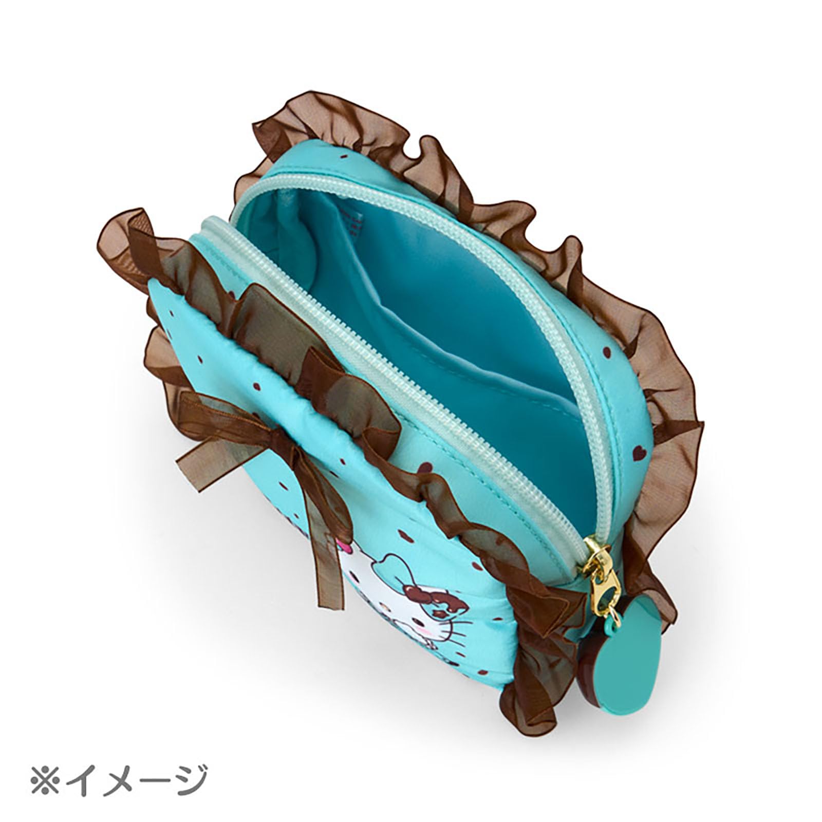 Sanrio Kuromi Pouch Chocolate Mint Polyester Cotton Ages 3+