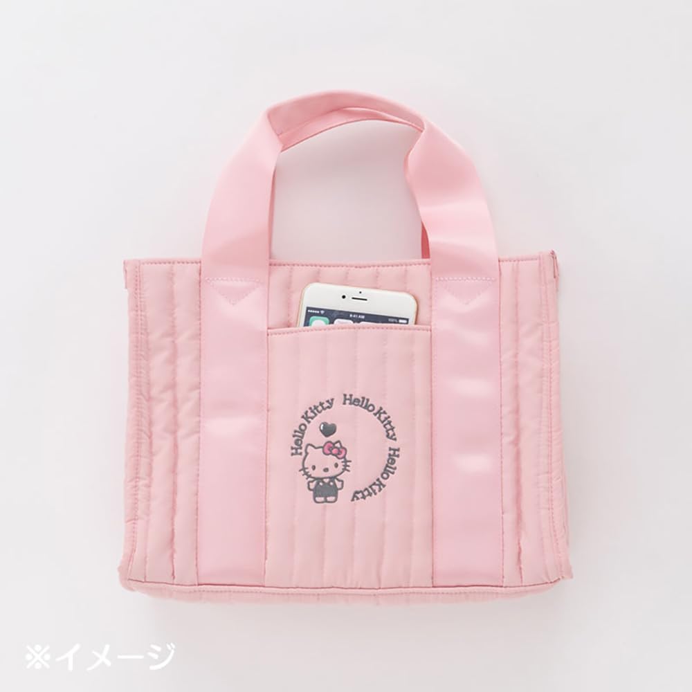 Sanrio Quilted Tote Bag M Cinnamoroll 46x12.5x28 cm 444197- Japan Figure Store - #1 Bring To You The Best Japanese Goods