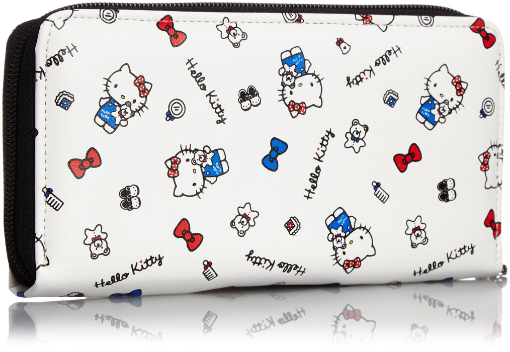 Sanrio Round Wallet White Compact Design Durable Material- Japan Figure Store - #1 Bring To You The Best Japanese Goods