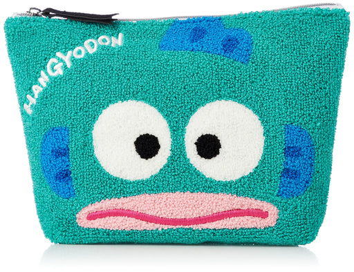 Sanrio Hangyodon Sagara Pouch Turquoise - Cute and Durable Essentials Bag- Japan Figure Store - #1 Bring To You The Best Japanese Goods