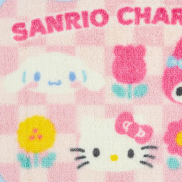 Sanrio Characters Mini Room Mat Pastel Checker 35x55cm- Japan Figure Store - #1 Bring To You The Best Japanese Goods