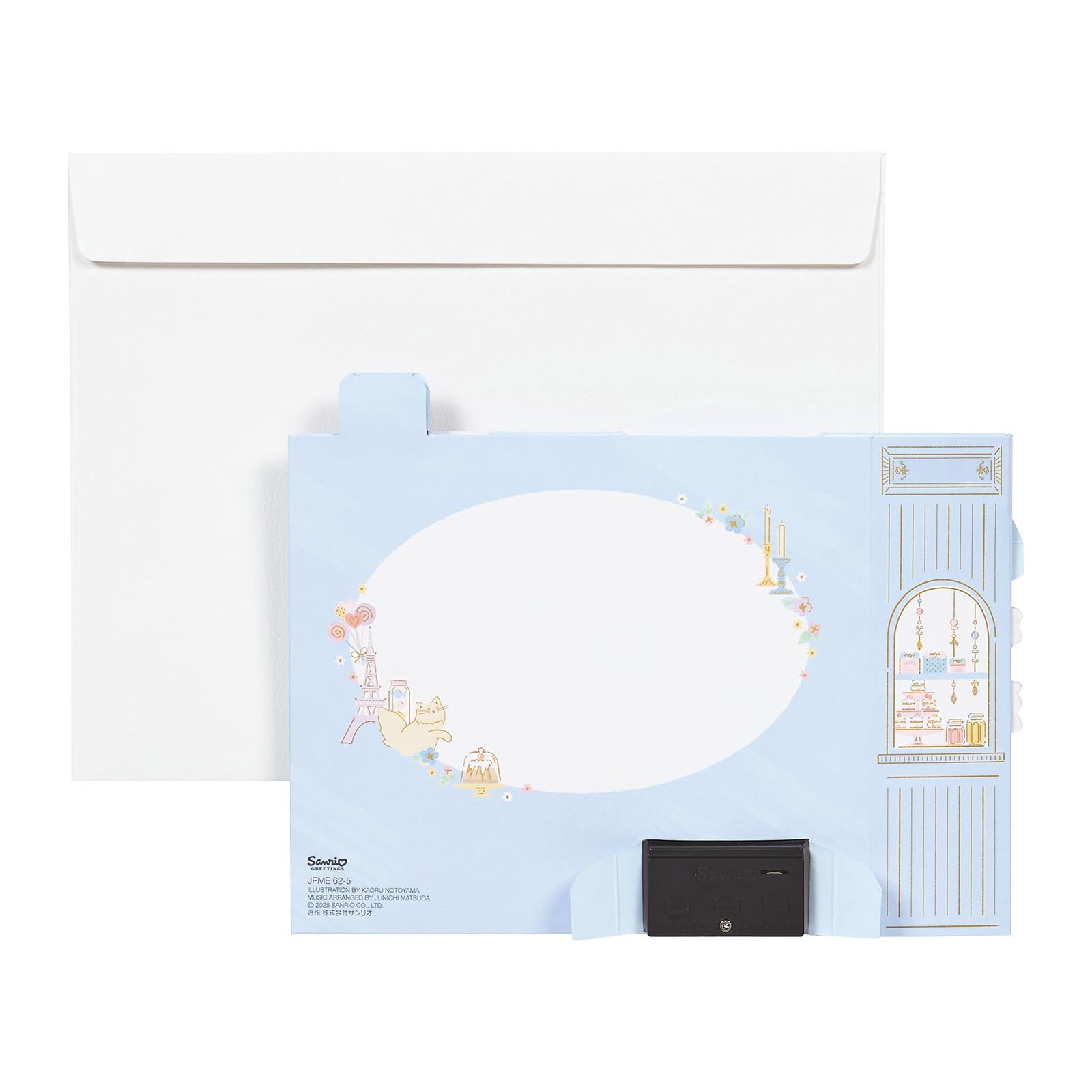 Sanrio Message Card Birthday Celebration Light Melody Patisserie Paper