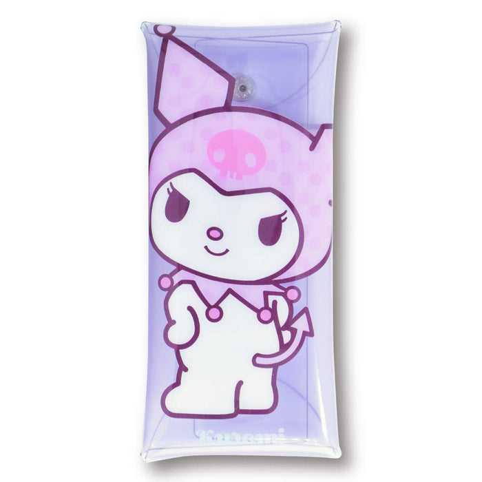 Sanrio Kuromi Purple Clear Large Pencil Case & Accessory Organizer- Japan Figure Store - #1 Bring To You The Best Japanese Goods