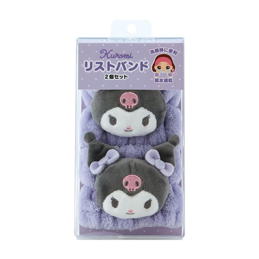 Sanrio Kuromi Microfiber Water Absorbent Wristbands 2-Piece Set- Japan Figure Store - #1 Bring To You The Best Japanese Goods