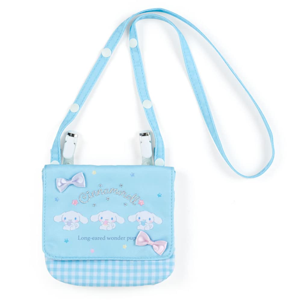 Sanrio Shoulder Pocket Pouch | 3 Pockets 1 Open Pocket | Cinnamoroll Design- Japan Figure Store - #1 Bring To You The Best Japanese Goods