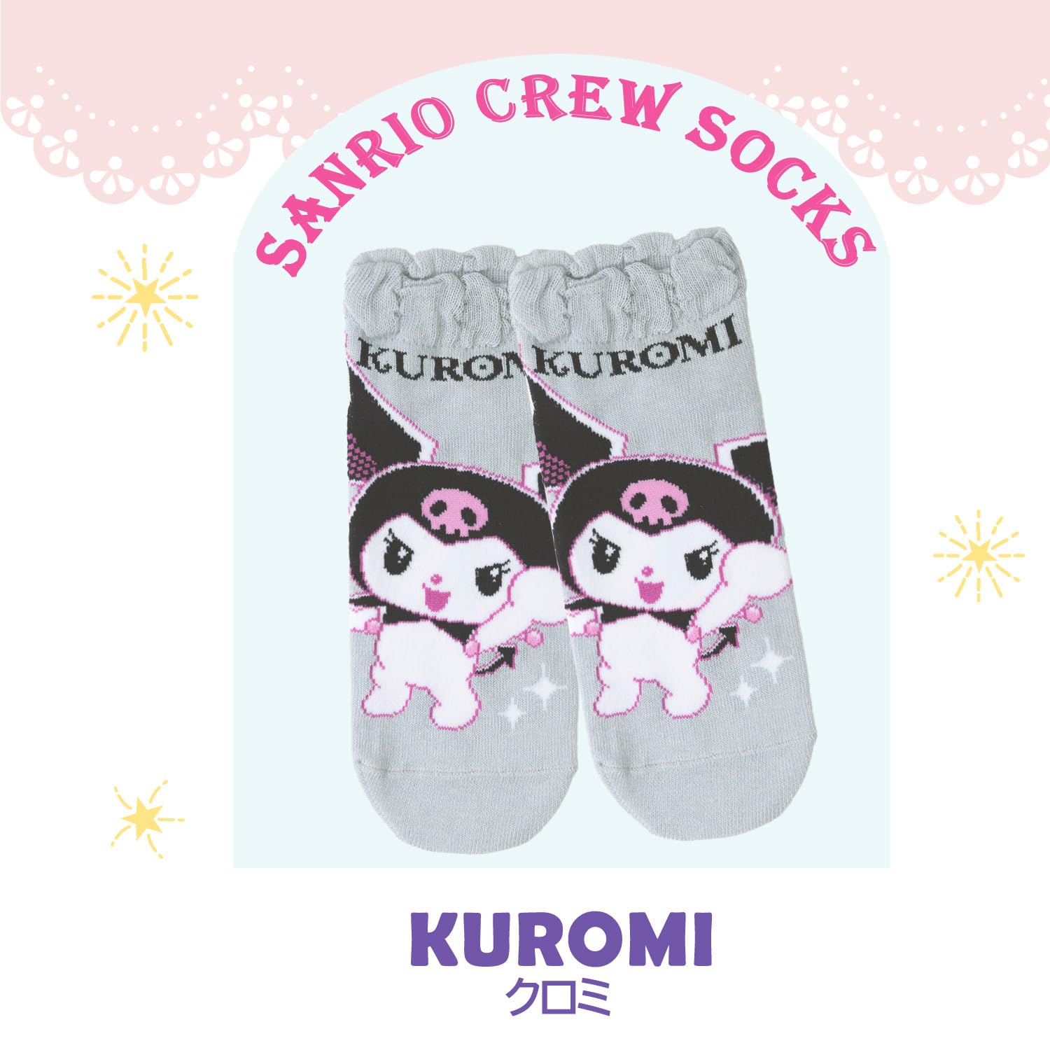 Sanrio Women's & Kids Socks - Cinnamoroll Hello Kitty My Melody Short Length- Japan Figure Store - #1 Bring To You The Best Japanese Goods