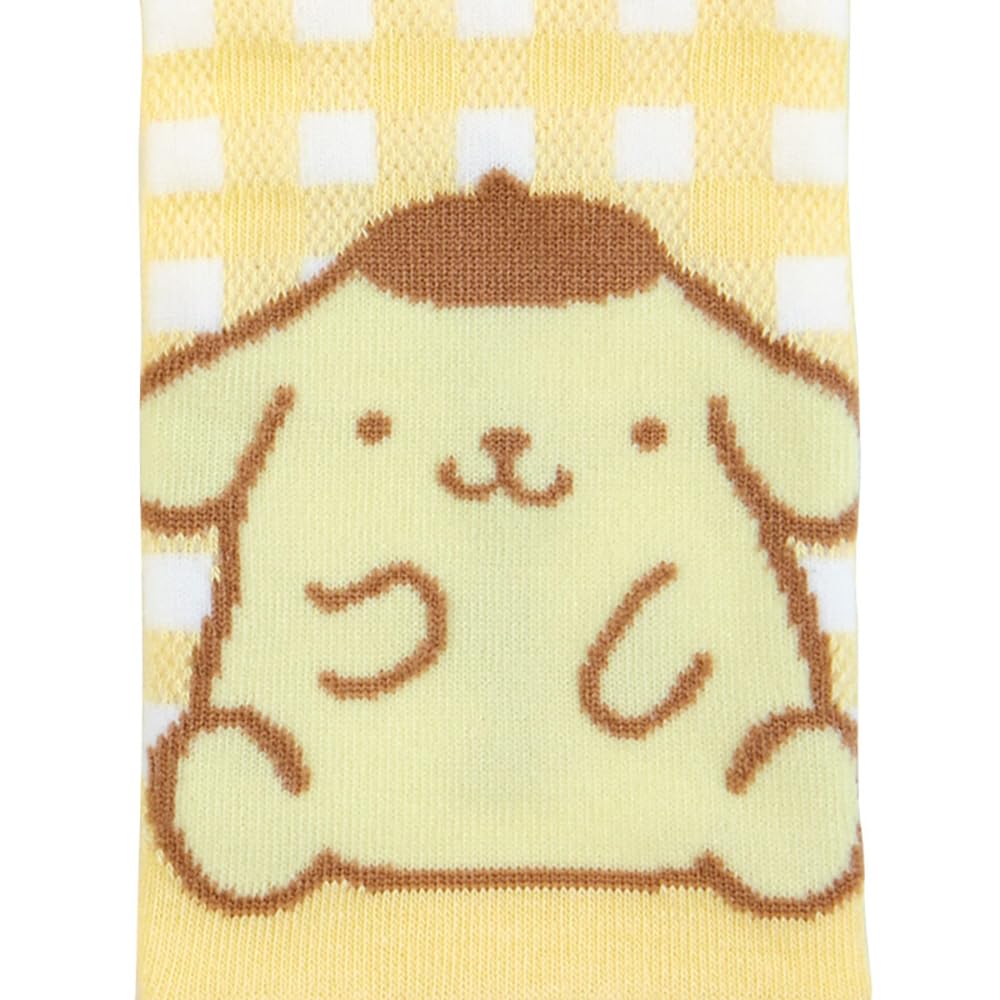 Sanrio Pompompurin Socks 23-25Cm Comfortable Character Socks for Women- Japan Figure Store - #1 Bring To You The Best Japanese Goods