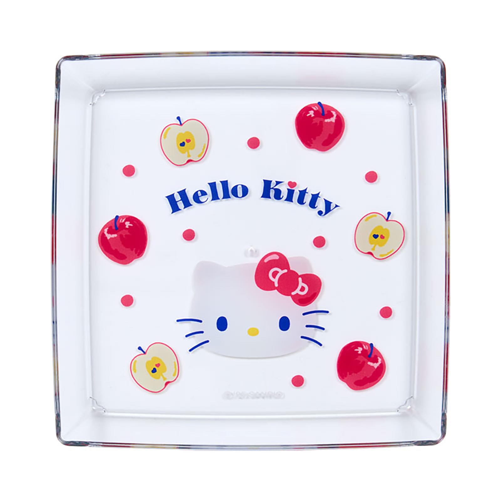 Sanrio Hello Kitty Square Resin Plate Tableware 313572