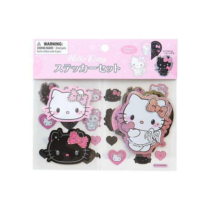 Sanrio Hello Kitty Angel & Devil Sticker Set Durable 931934- Japan Figure Store - #1 Bring To You The Best Japanese Goods