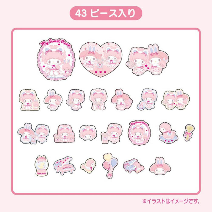 Sanrio My Little Treasure Sticker Set - 784702 Sanrio Characters Collection- Japan Figure Store - #1 Bring To You The Best Japanese Goods