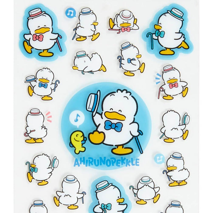 Sanrio Pekkle The Duck Singing and Dancing Sticker 909475- Japan Figure Store - #1 Bring To You The Best Japanese Goods