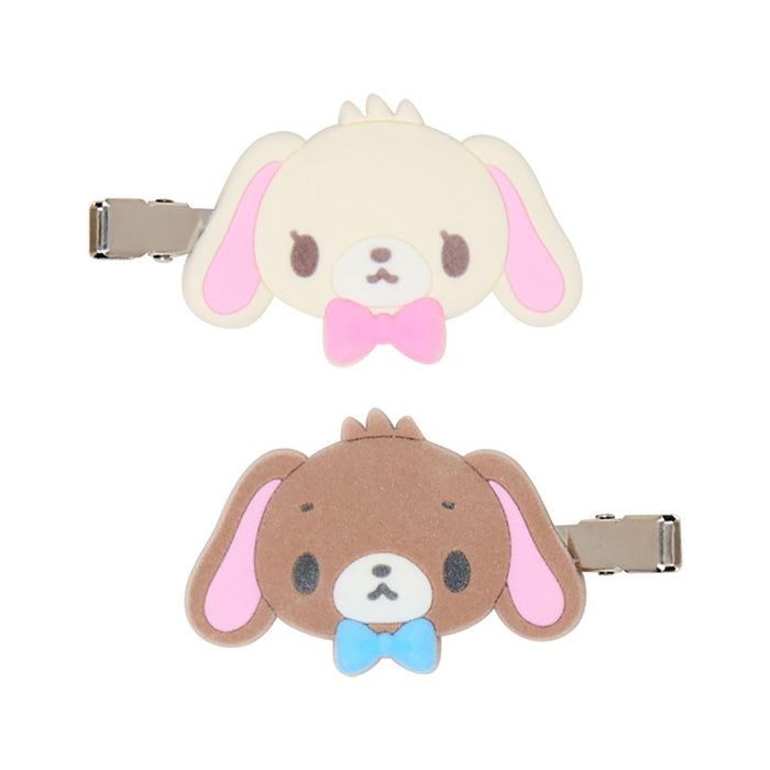 Sanrio Sugar Bunnies, lot de 2 pinces à cheveux pour frange, faces droite et gauche, 3 ans et plus.