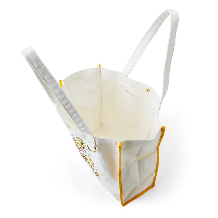 Sanrio Gudetama Festival Design Tote Bag - Stylish and Durable- Japan Figure Store - #1 Bring To You The Best Japanese Goods