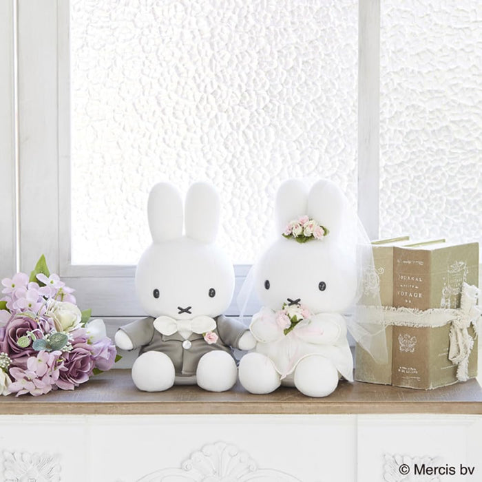 Sekiguchi Miffy Wedding Doll Set Western Style Plush Toy for Anniversary- Japan Figure Store - #1 Bring To You The Best Japanese Goods