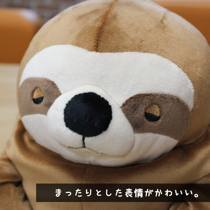 Shinada Global Mini Mochi Series Brown Sloth Stuffed Animal 7x5x14 cm- Japan Figure Store - #1 Bring To You The Best Japanese Goods