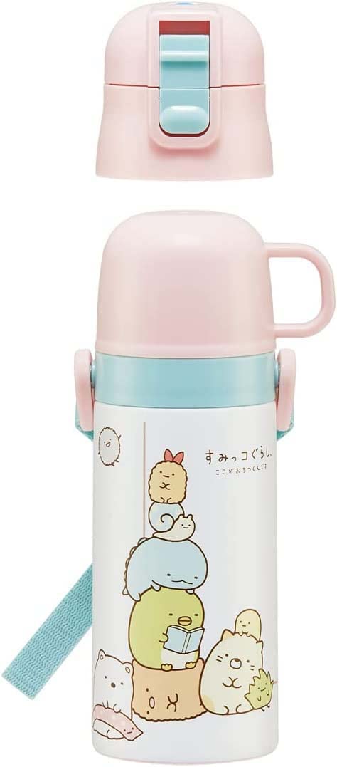 Skater Sumikko Gurashi Stainless Steel Kids Water Bottle-Cup 350Ml For Girls- Japan Figure Store - #1 Bring To You The Best Japanese Goods
