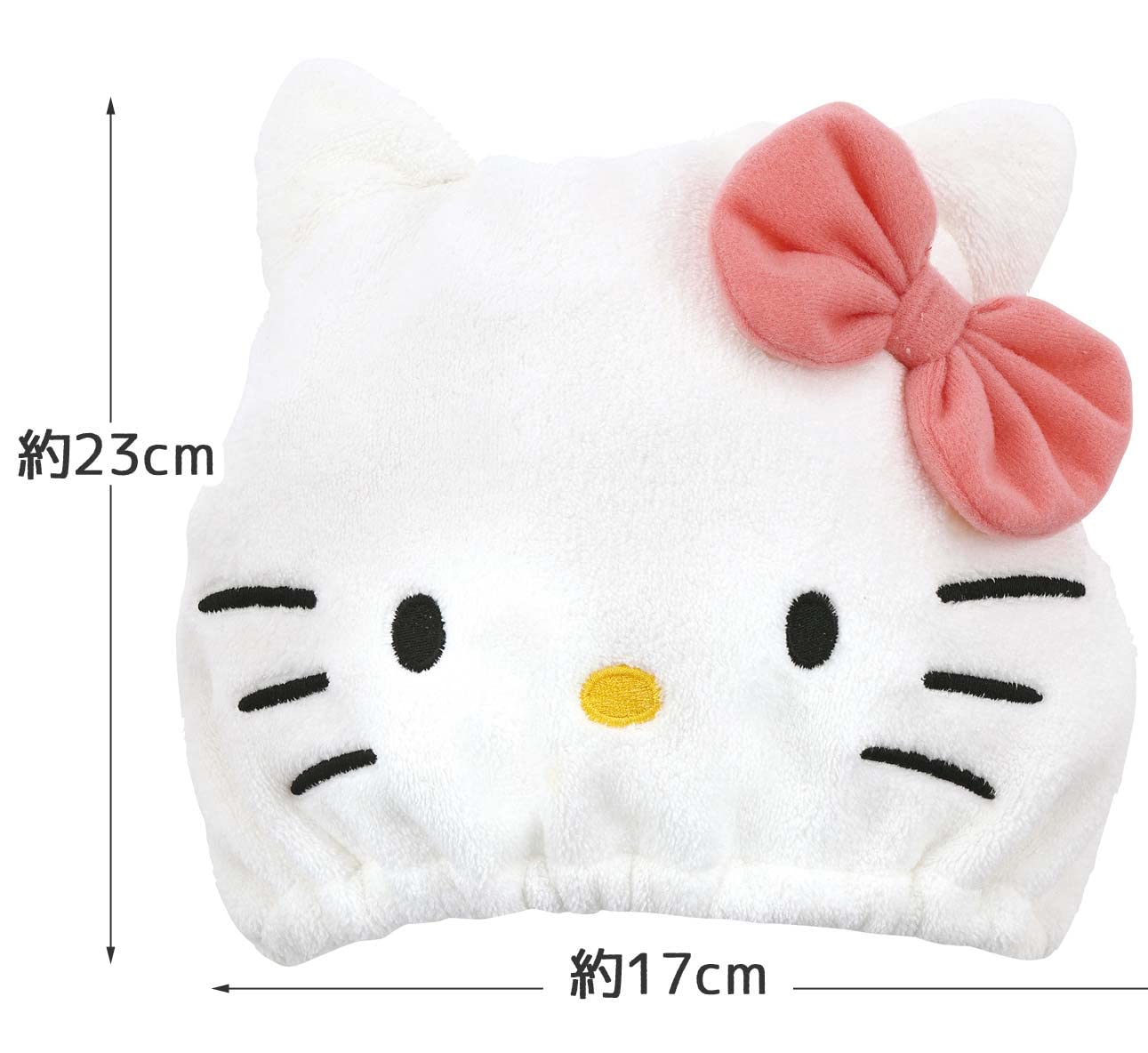 Skater Quick Drying Animal Absorbent Towel Cap Hello Kitty Sanrio 23cm x 17cm- Japan Figure Store - #1 Bring To You The Best Japanese Goods