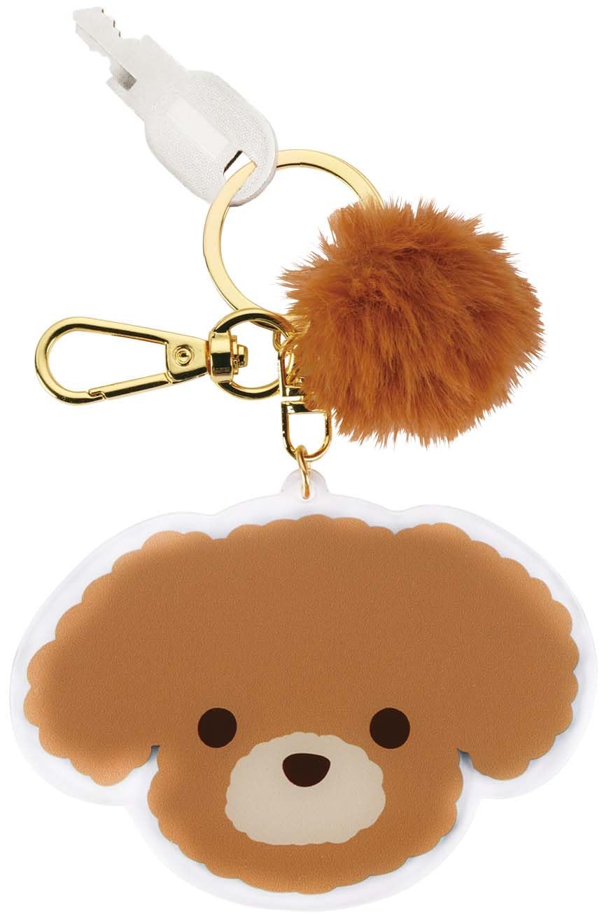 Skater Acrylic Keychain Pompons Dog Zack1-A Durable Accessory
