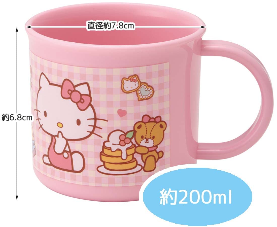 Skater Hello Kitty Sweets 200ml Antibacterial Cup Dishwasher Safe Made in Japan- Japan Figure Store - #1 Bring To You The Best Japanese Goods