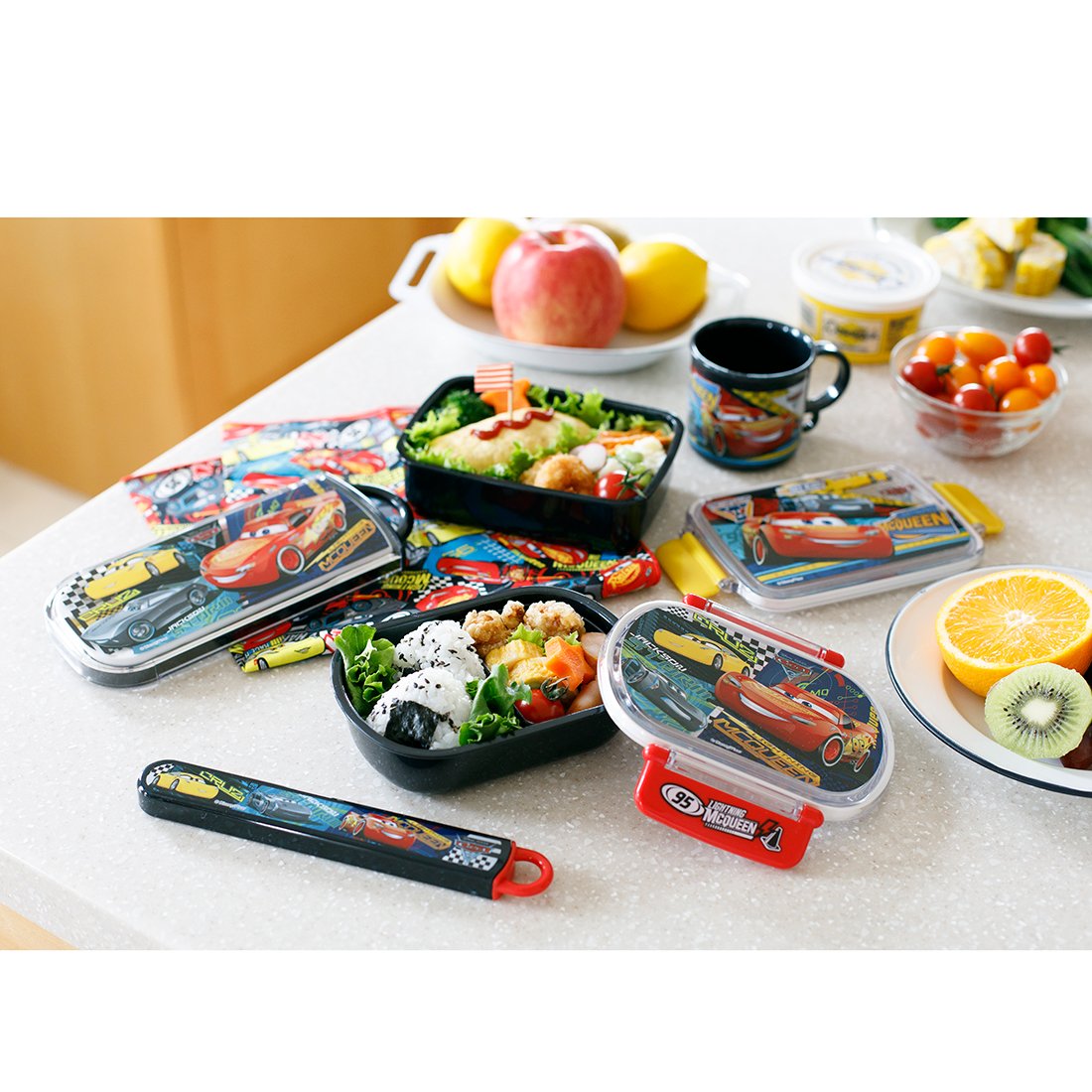 Skater Disney Cars 3 Crossroads Bamboo Chopsticks Set 16.5cm - Pack of 3- Japan Figure Store - #1 Bring To You The Best Japanese Goods