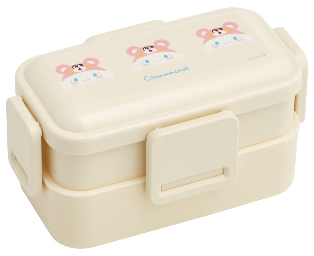 Skater Cinnamoroll Bento Box 600Ml 2-Tier Antibacterial Dome Lid Fluffy Serving Sanrio For Women - Made in Japan- Japan Figure Store - #1 Bring To You The Best Japanese Goods