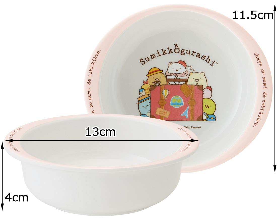 Skater Sumikko Gurashi Tabikibun Melamine Bowl 260ml M340- Japan Figure Store - #1 Bring To You The Best Japanese Goods