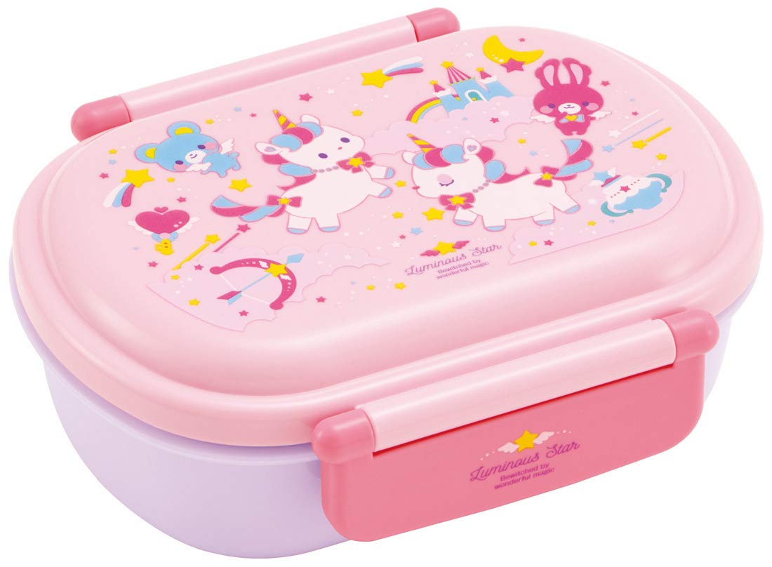 Skater Unicorn Antibacterial Kids Lunch Box 360Ml Fluffy For Girls Made in Japan- Japan Figure Store - #1 Bring To You The Best Japanese Goods