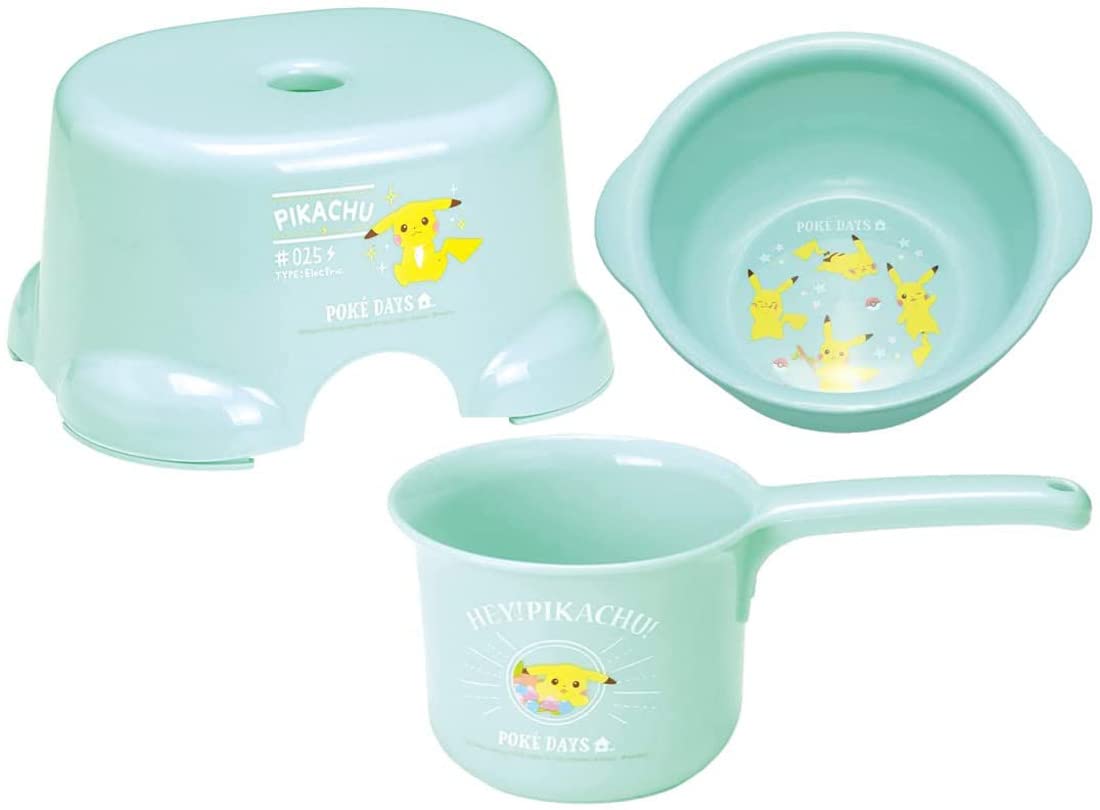 Skater Pokemon Pokedays Children's Bathtub 24cm Diameter and 9cm Height - BS21N-A- Japan Figure Store - #1 Bring To You The Best Japanese Goods