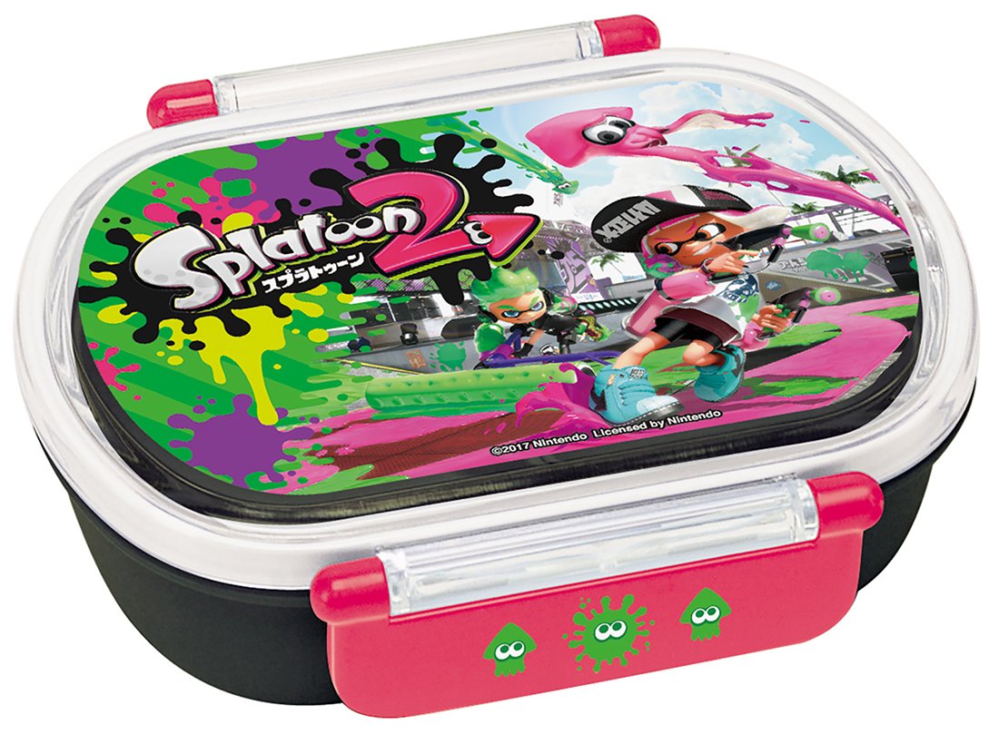 Skater Kids Lunch Box 360ml Splatoon 2 Design Made in Japan- Japan Figure Store - #1 Bring To You The Best Japanese Goods
