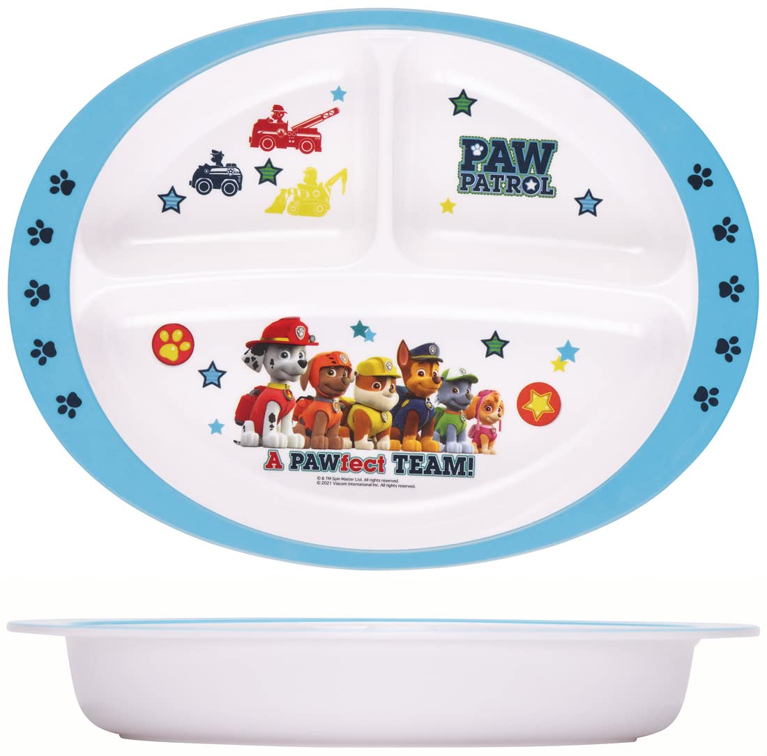 Skater Paw Patrol Kid's Melamine Lunch Plate Dish 750ml M370-A Series- Japan Figure Store - #1 Bring To You The Best Japanese Goods