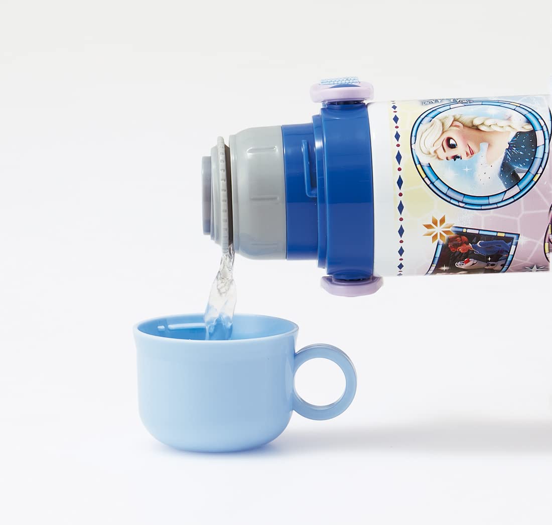 Skater Kids' Disney Frozen Stainless Steel Water Bottle Lightweight Child-Friendly Insulated 580ml Cup- Japan Figure Store - #1 Bring To You The Best Japanese Goods