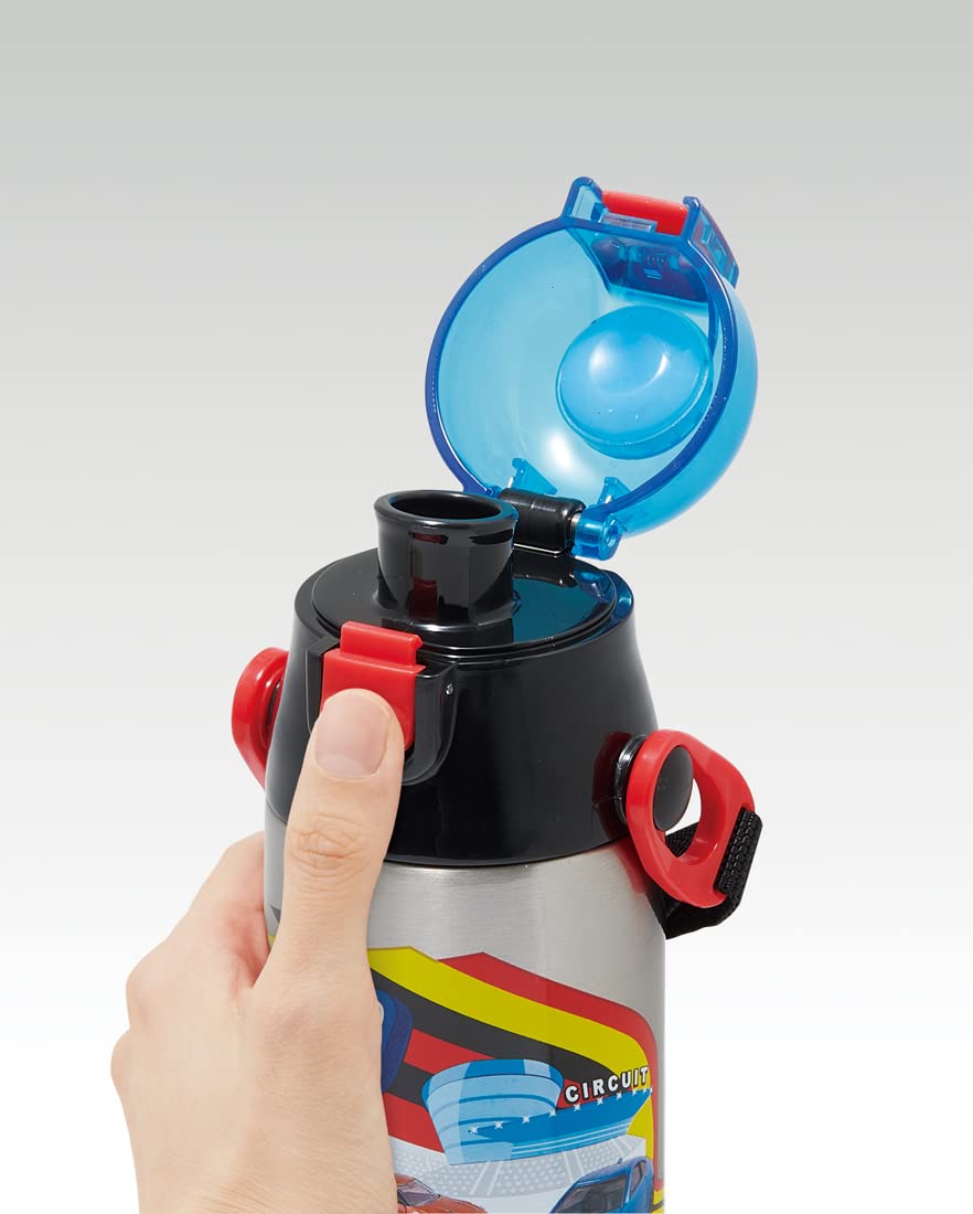 Skater Kids' Stainless Steel Water Bottle 580ml Lightweight Thermal Sports Bottle - Tomica 23 Design- Japan Figure Store - #1 Bring To You The Best Japanese Goods