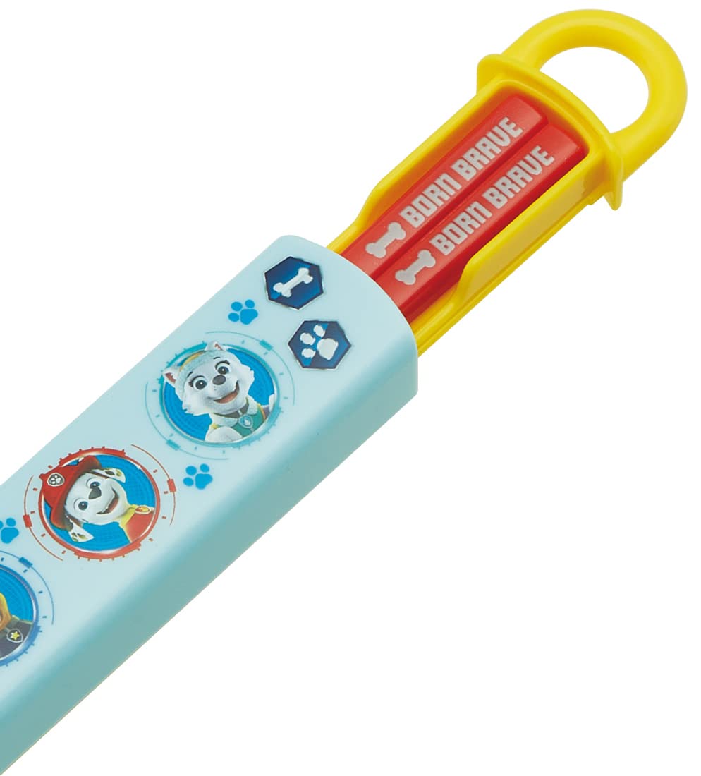 Skater Paw Patrol Kids Chopstick Case Set 16.5cm Antibacterial Made in Japan - ABS2AMAG-A- Japan Figure Store - #1 Bring To You The Best Japanese Goods