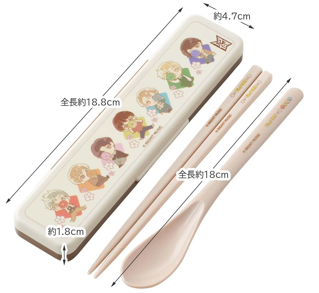 Skater Tinytan 18cm Antibacterial Adult Chopsticks and Spoon Set Made in Japan- Japan Figure Store - #1 Bring To You The Best Japanese Goods
