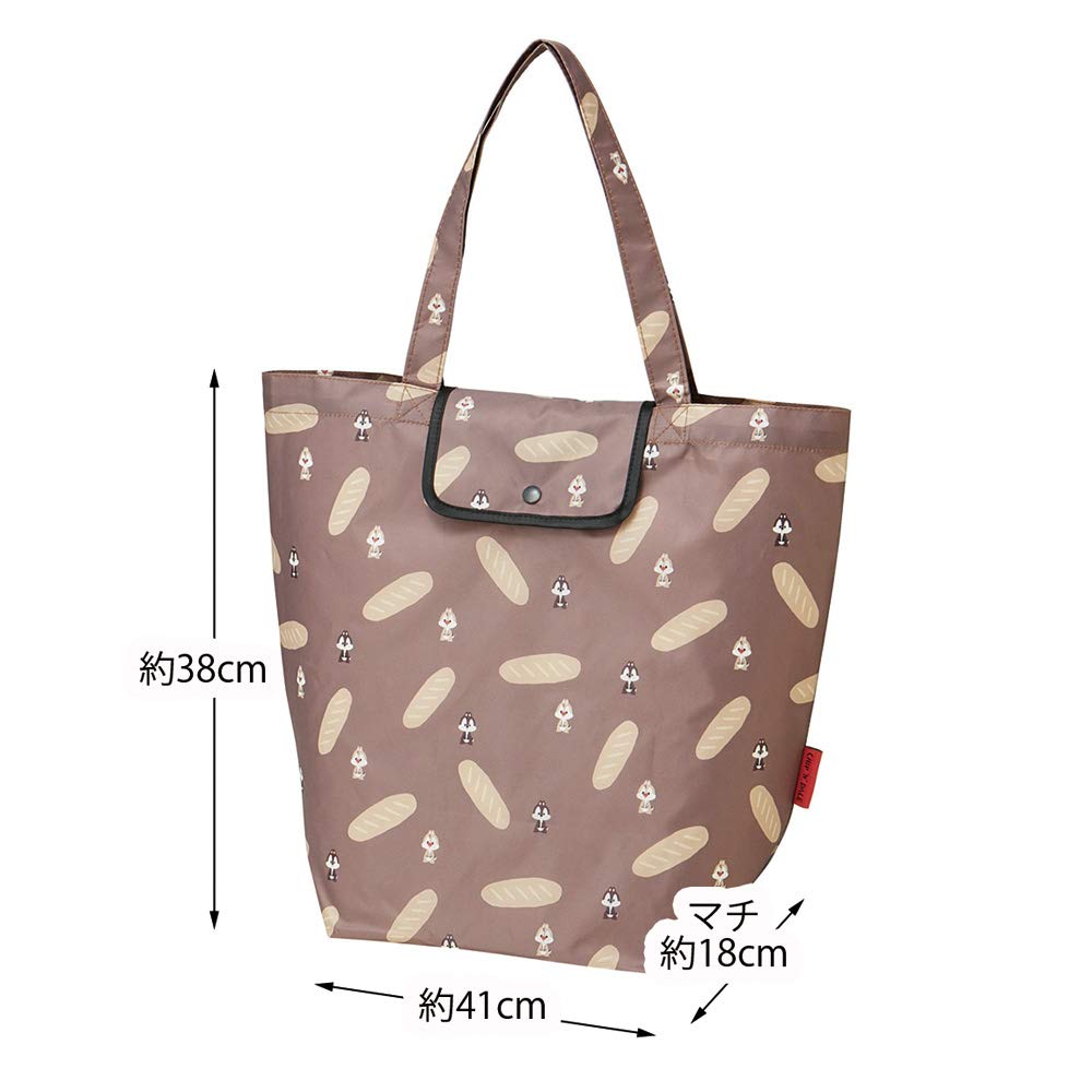 Skater Chip & Dale Compact Eco Shopping Bag 41x38x18cm- Japan Figure Store - #1 Bring To You The Best Japanese Goods