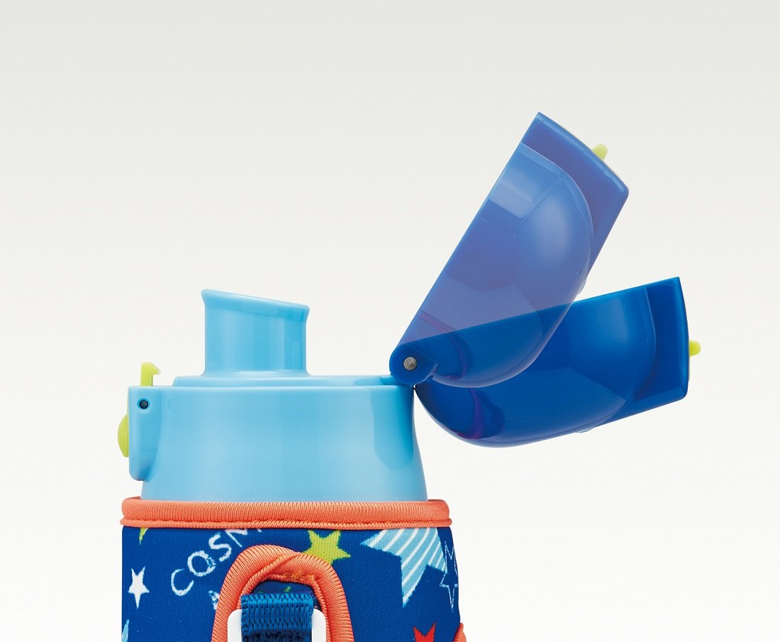 Skater Star Boy Stainless Steel Water Bottle 470ml with Cover - KSDC4-A- Japan Figure Store - #1 Bring To You The Best Japanese Goods