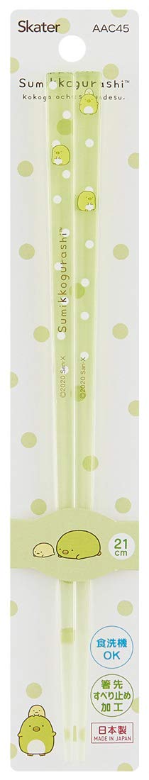 Skater 21cm Acrylic Chopsticks: Sumikko Gurashi Penguin Design - Dishwasher Safe- Japan Figure Store - #1 Bring To You The Best Japanese Goods